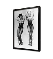 Siyah Beyaz Marilyn Monroe Çerçeveli Cam Tablo