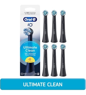 Oral-B Io Ultimate Clean Siyah Diş Fırçası Yedek Başlığı 6 Adet