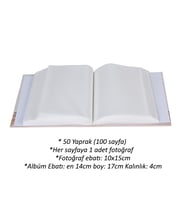 10x15  Fotoğraf baskısı 100 adet+ kutulu albüm hediyeli(100lük) (Çok Renkli)