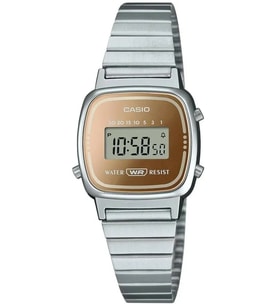 CASIO LA670WES-4AEF RETRO TARZ DİJİTAL TAKVİMLİ KRONOMETRELİ KADIN KOL SAATİ
