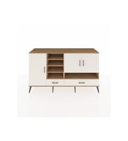 Kronos Konsol 8 Raflı 2 Çekmeceli 3 Kapaklı 176x59x99 Çam-Aytaşı