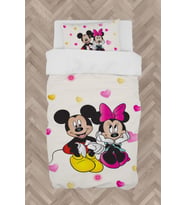 MEKTA HOME BEBEK VE ÇOCUK ODASI Mickey ve Minnie Mause Desenli Nevresim Takımı