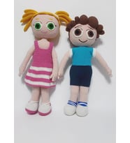 Tinky ve Minky Amigurumi Organik Oyuncak