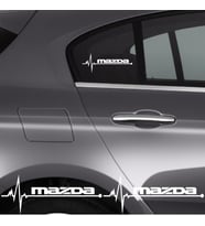 Mazda Rx İçin Uyumlu Aksesuar Oto Ritim Sticker 2 Adet 20*9 Cm