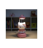 Sevimli Hello Kitty Figürlü LED Masa Lambası, 3 Renkli, Şık ve Kullanışlı (Krem)