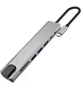 8 Port bir arada multifunction adaptör çok işlevli dönüştürücü