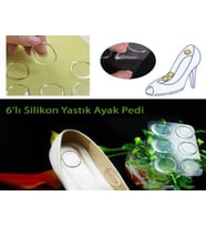 Evgereçlerim Ayak Vurma Önleyici Silikon Pedler (6 Adet)