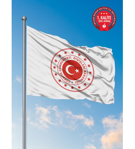 Dışişleri Bakanlığı Kurum Bayrağı 70x105 cm - Raşel Kumaş 1. Kalite
