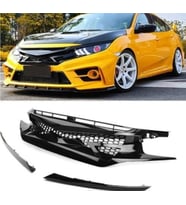Honda Civic Uyumlu Ön Panjur Seti Fc5/Fk7 (2015-2021) (Karışık)