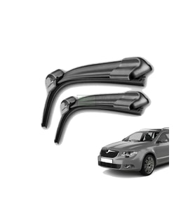 SKODA SUPERB ÖN CAM SİLECEK SÜPÜRGESİ TAKIMI 2009 - 2011 SÜPER B ÖN SİLECEK
