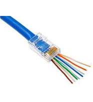 Nova RJ45 Cat6 Açık Uçlu 100lü Paket  Konnektör Delikli