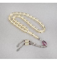 Su Damlası Damla Kehribar Alpaka Püskül Kapsül Kesim 8x11mm Tesbih