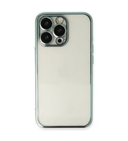 Apple İphone 14 Pro Max Kılıf Razer Lensli Silikon - Yeşil