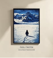 Nihilist Penguen 3D Tablo 15×20 cm