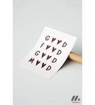 Good Food Good Mood Tipografi, Çerçevesiz Yüksek Kalite Duvar Afişi - Mutfak