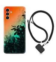 Samsung A23 A31 A32 A50 A51 A52 A53 A70 Kılıf Boyun Askılı Silikon Güzel Çiçekler 1712