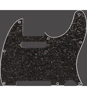 Fender Hybrid Glass Glitter Telecaster Dark Gray Sparkle Pickguard