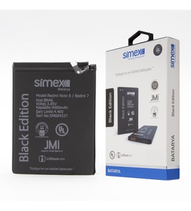 Simex Redmi Note8 / Redmi7 ile Uyumlu SBT-01 Batarya