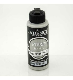 Cadence Hybrid Multisurface Akrilik Boya 120 ml. H-063 VİZON GRİ 