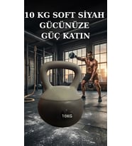 10 KG Soft Kettlebell Siyah Renk