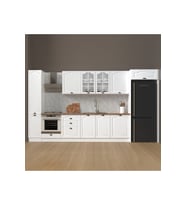 390 cm %100 MDF Greena White Mutfak Dolabı