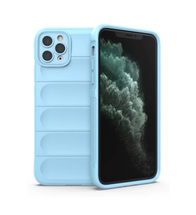 Newface Apple iPhone 11 Pro Max Kılıf Optimum Silikon - Sky Blue