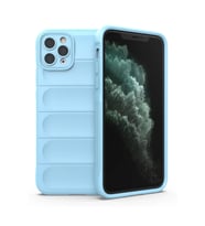 Newface Apple iPhone 11 Pro Max Kılıf Optimum Silikon - Sky Blue