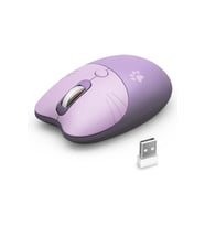 Mofii Wireless Mouse Kedi Tasarım Kablosuz Bilgisayar Notebook Usb Receiver Tak Çalıştır Pilli Fare