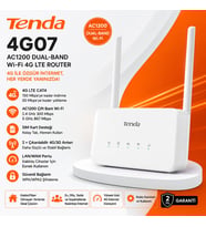TENDA 4G07 AC1200 DUAL-BAND Wİ-Fİ 4G LTE ROUTER