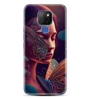 GM9 Pro Kılıf HD Resim Baskılı Kelebek Kadın StKd -075