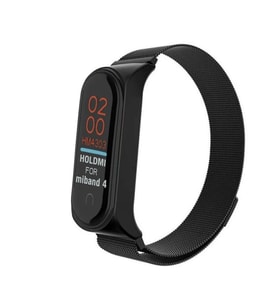 Xiaomi Mi Band 5 Metal Mıknatıslı Kordon (Gül Ağacı)