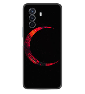 Huawei Nova Y70 Y90 Nova 9 SE  Kılıf Desemli Silikon Red Moons 1747