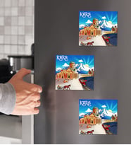Kars Tasarımlı 3'lü Ahşap Magnet