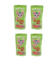 4 Paket Mhauw Kediler İçin Tavuklu Çorba 80 Gr 