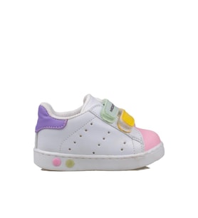 Trend Adımlar Pembe Işıklı İlk Adım Bebe Sneaker