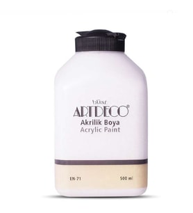 ARTDECO BEYAZ RENK AKRİLİK BOYA 500 ML