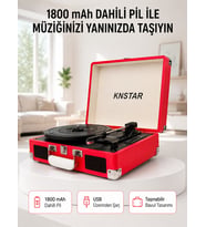 Retro Bul Pikap Dahili Hoparlörlü AUX USB SD Kart ve Bluetooth Bağlantılı Taşınabilir Tasarım