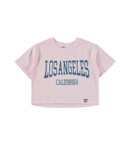 Civil Girls Los Angeles Baskılı 2-5 Yaş Tişört - Pembe