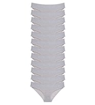 Mulvxbrf Brf02 12 Adet Süper Eko Set Likralı Kadın Slip Külot Gri (Mulvix)