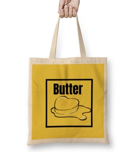 Bts Army Butter Bts Army GIFT Bez Çanta Uzun Saplı