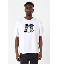 The Lighthouse Minimalist Beyaz Erkek Oversize Tshirt