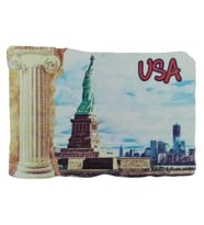 Amerika BirleşiK Devletleri USA Temalı Sütun Magnet (Karışık)