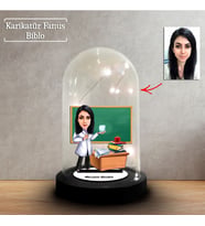 Kişiye Özel Karikatür Dişçi, Diş Öğretmeni Tasarımlı Fanus Biblo, Öğretmene Hediye, Öğretmenler Günü, Öğretmenler Günü Hediyesi,, FN241