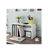 Woodylife Mini Kitaplık Masa Düzenleyici Organizer Çalışma Masası Ve Mutfak Tezgahı Düzenleyicisi
