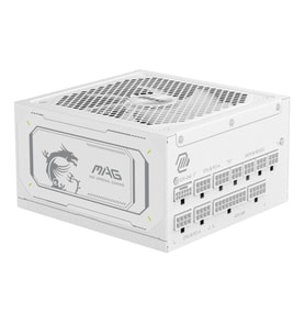 MSI MAG A1000GL PCIE5 WHITE 1000W 80+ GOLD POWER SUPPLY