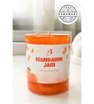 Mandalina Kokulu El Yapımı Mandalina Reçeli Dekorasyon Jel Mum