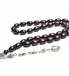 BlackCraft Kehribar Derin Bordo Tespih