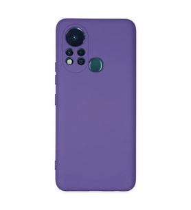 İnfinix Hot 11s Kılıf Nano İçi Kadife Silikon - Mor