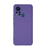 İnfinix Hot 11s Kılıf Nano İçi Kadife Silikon - Mor
