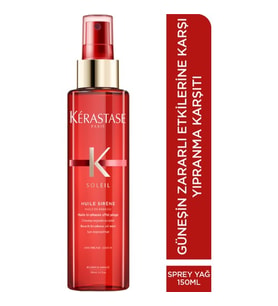 Kerastase Soléil Huile Sirene Bukle Belirginleştirici Durulanmayan Çift Fazlı Sprey Yağ 150ml
